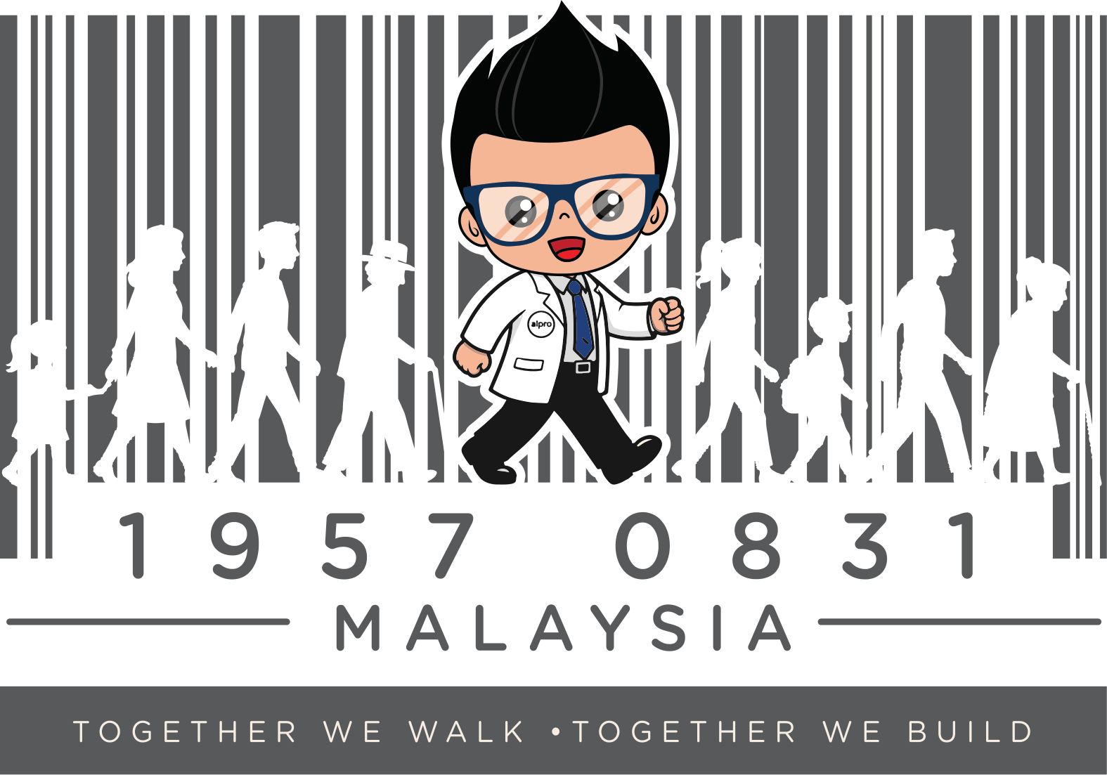 Merdeka Move Together campaign badge