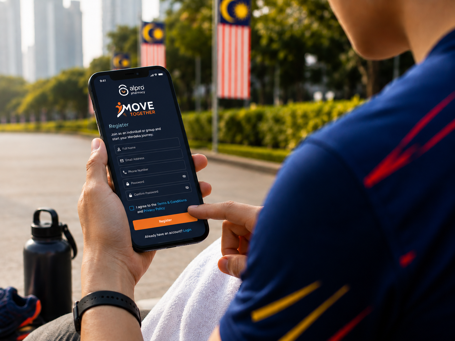 Step 1: Register for the 19,570,831 Steps Challenge